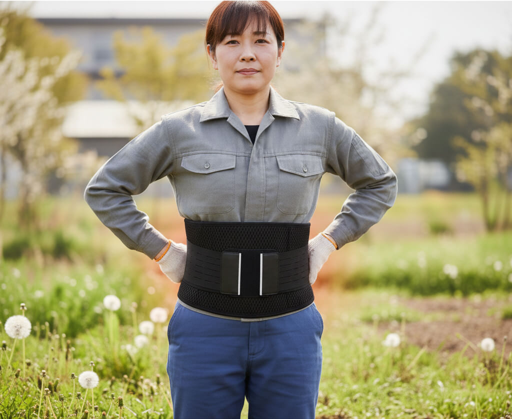 「サポーター」や「ベルト」で物理的に腰を守る！