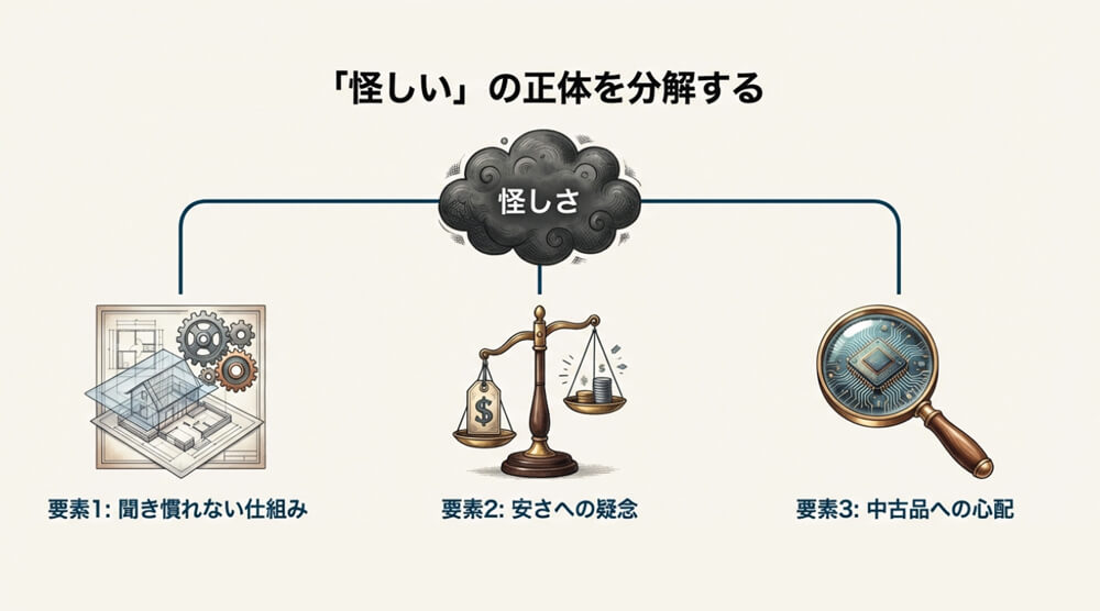 怪しいと感じやすいポイントを分解