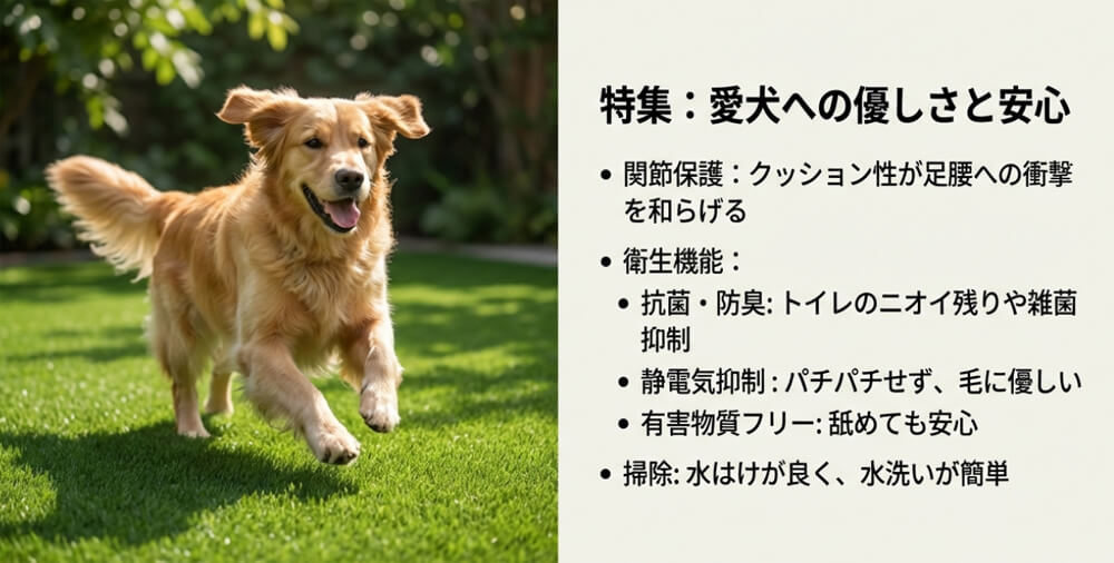 「愛犬への優しさ」と「思い切り遊べる安心感」の共存