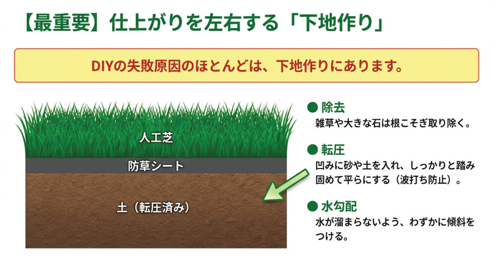 失敗しないための下地作りの重要性と手順の画像