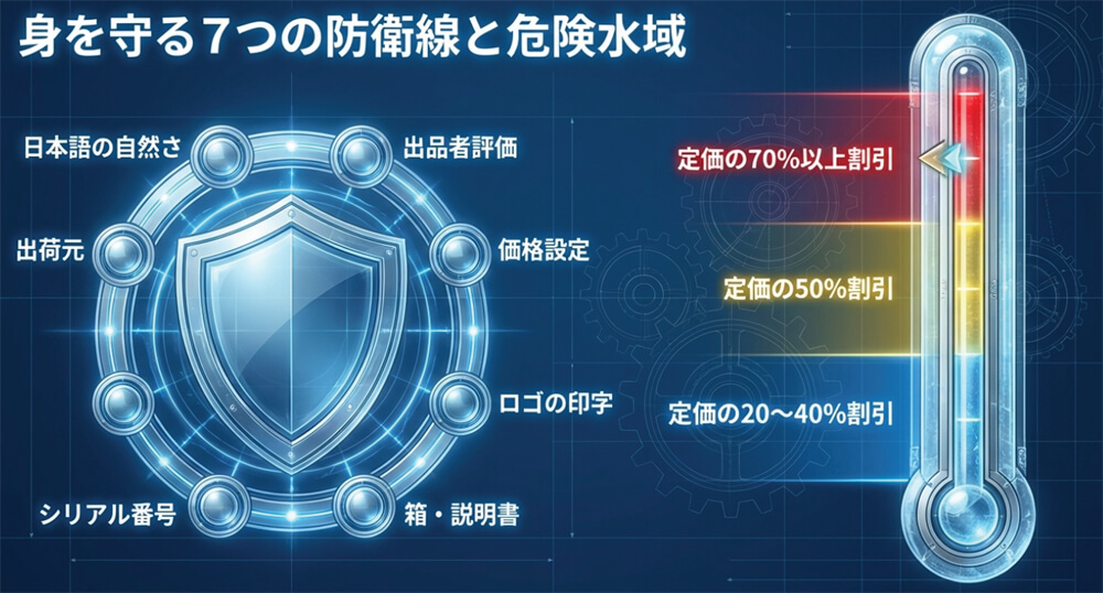 偽物を見分ける7つのチェックポイント