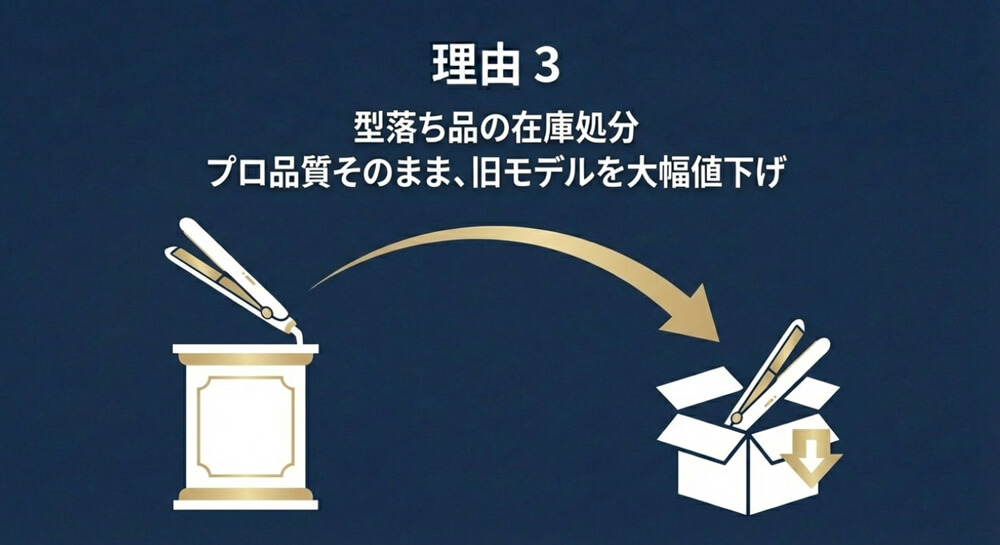 型落ち品・旧モデルの在庫処分