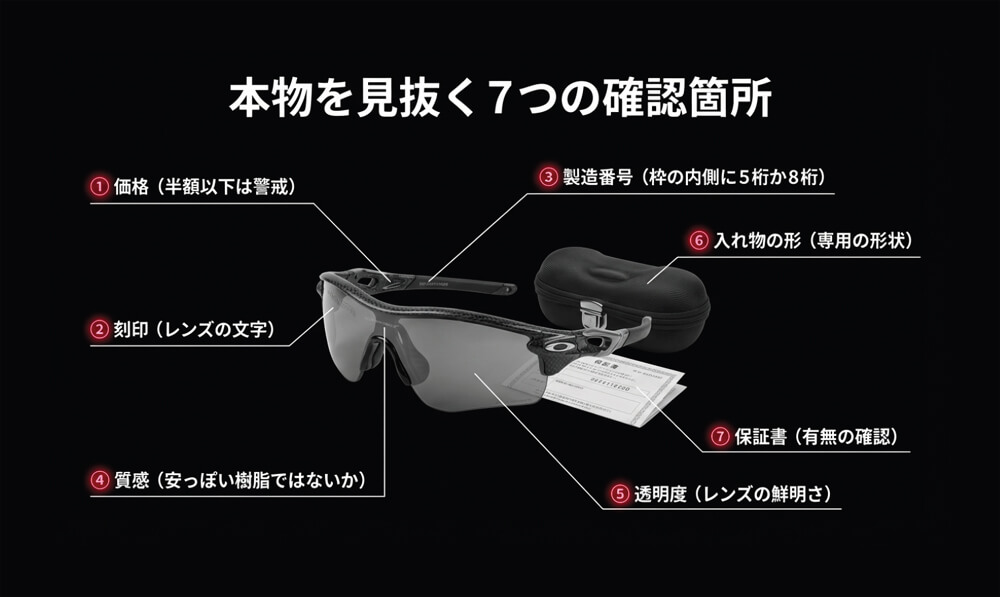 本物かどうか確認する7つのチェックポイント